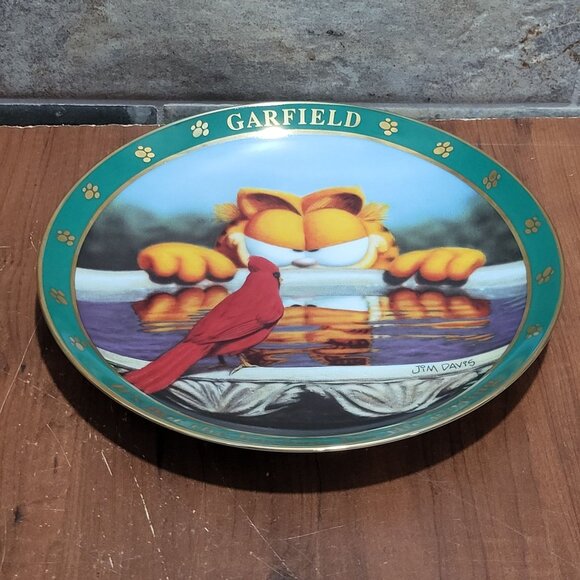 Danbury Mint Decorative Plate A Day With Garfield Its Not the Having Its The Get - Picture 6 of 12
